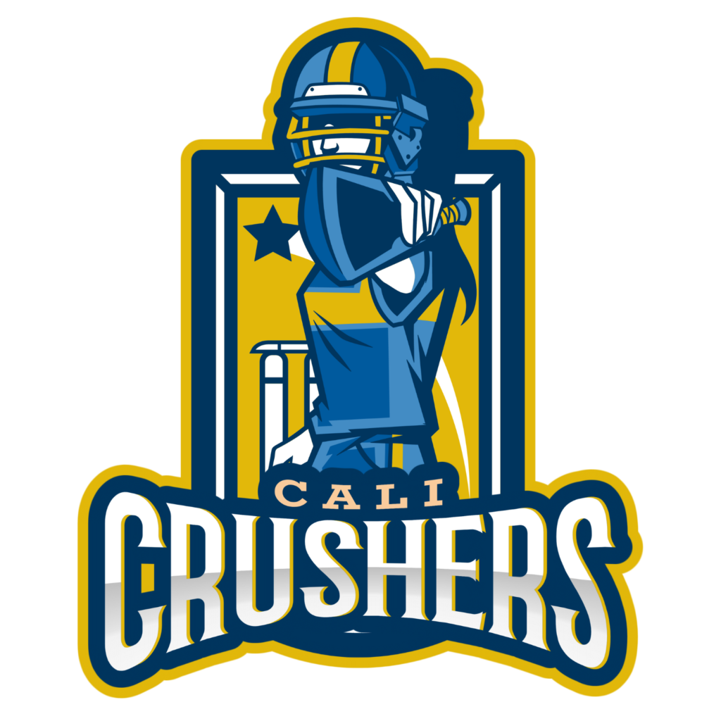 Cali Crushers SoCal Womens Cricket Team Logo