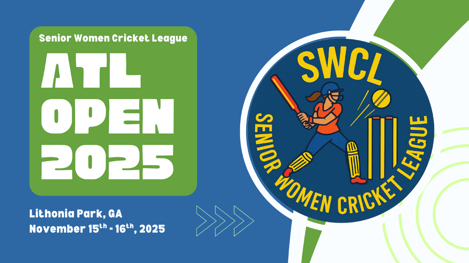 Senior Women’s Cricket Tournament Launches in ATL