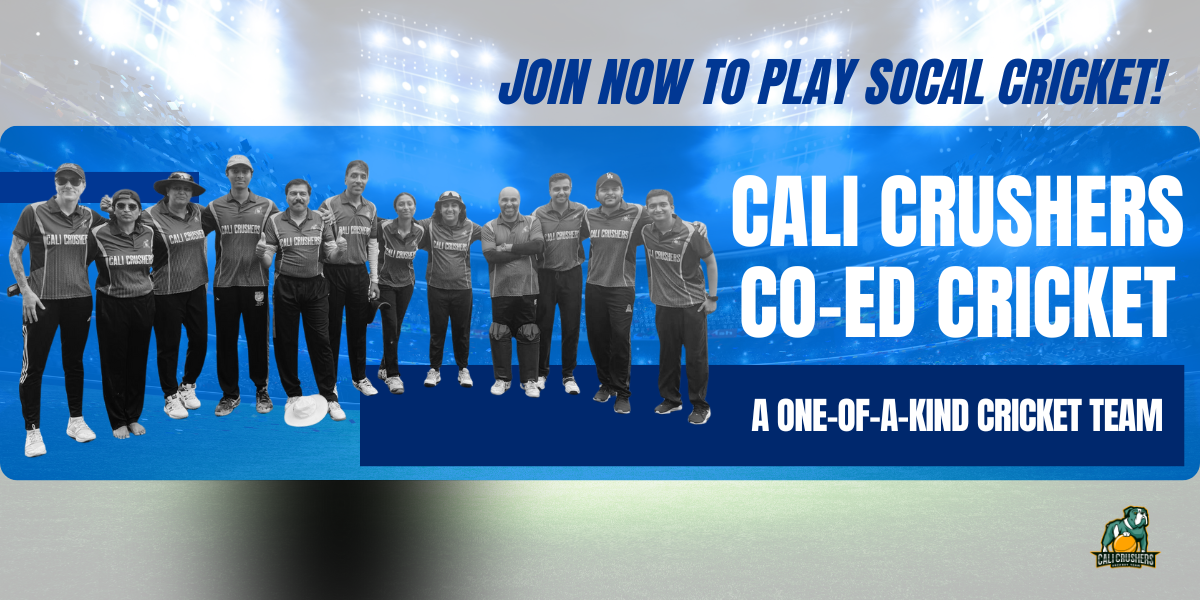 Join the Cali Crushers Co-Ed cricket team to play SoCal cricket